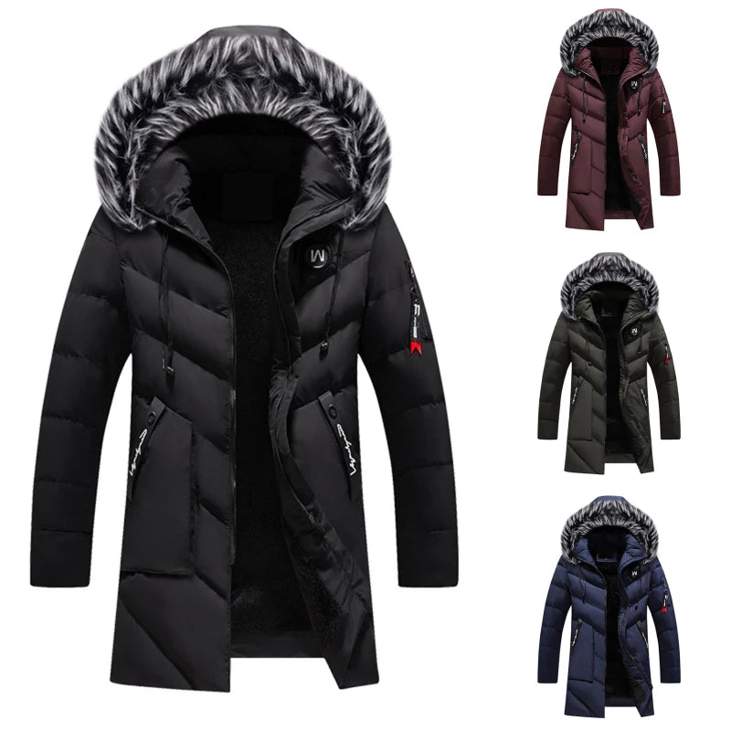 Men’s Hooded Puffer Winter Jacket