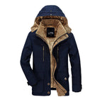 Men's Hooded Casual Jacket With Zip Details