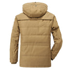 Men's Hooded Casual Jacket With Zip Details