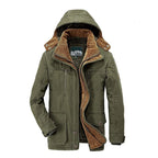 Men's Hooded Casual Jacket With Zip Details