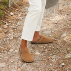 Women's Buckle Cork Clogs