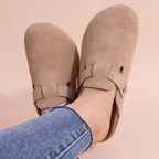 Women's Buckle Cork Clogs