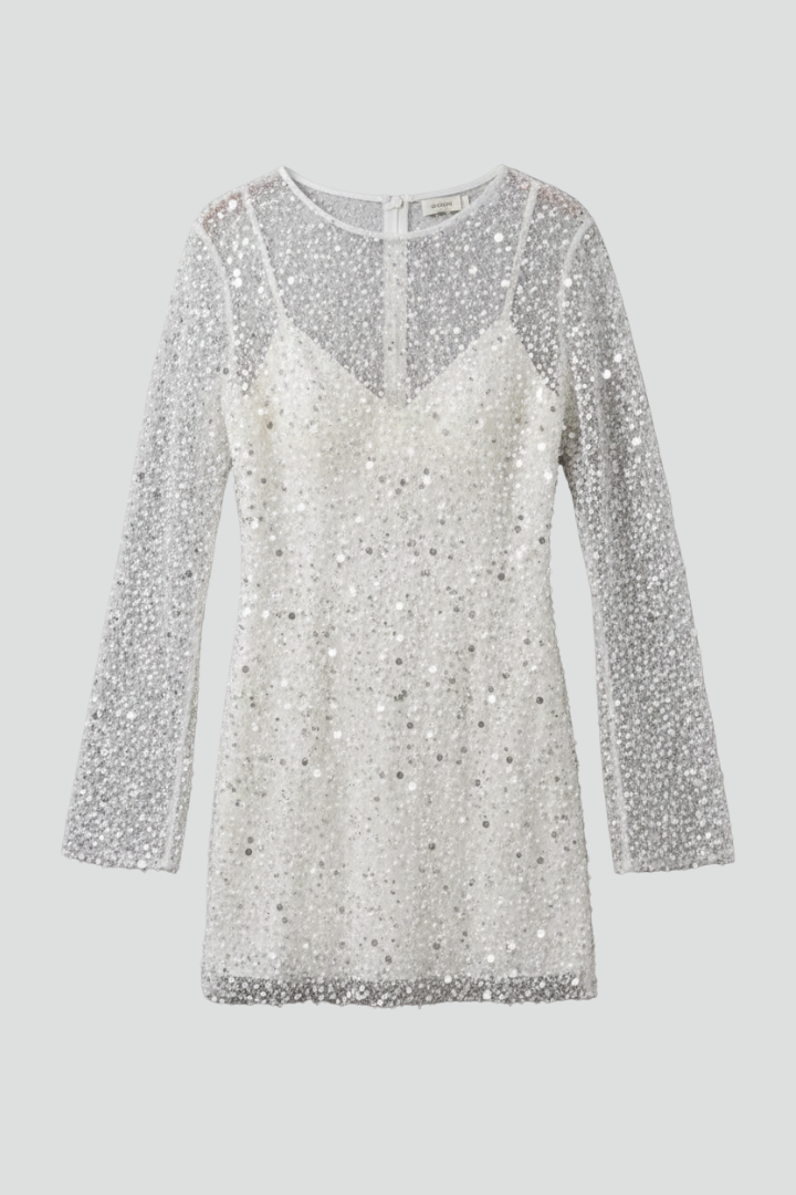 Women’s Sequin Long Sleeve Mini Dress