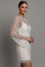 Women’s Sequin Long Sleeve Mini Dress