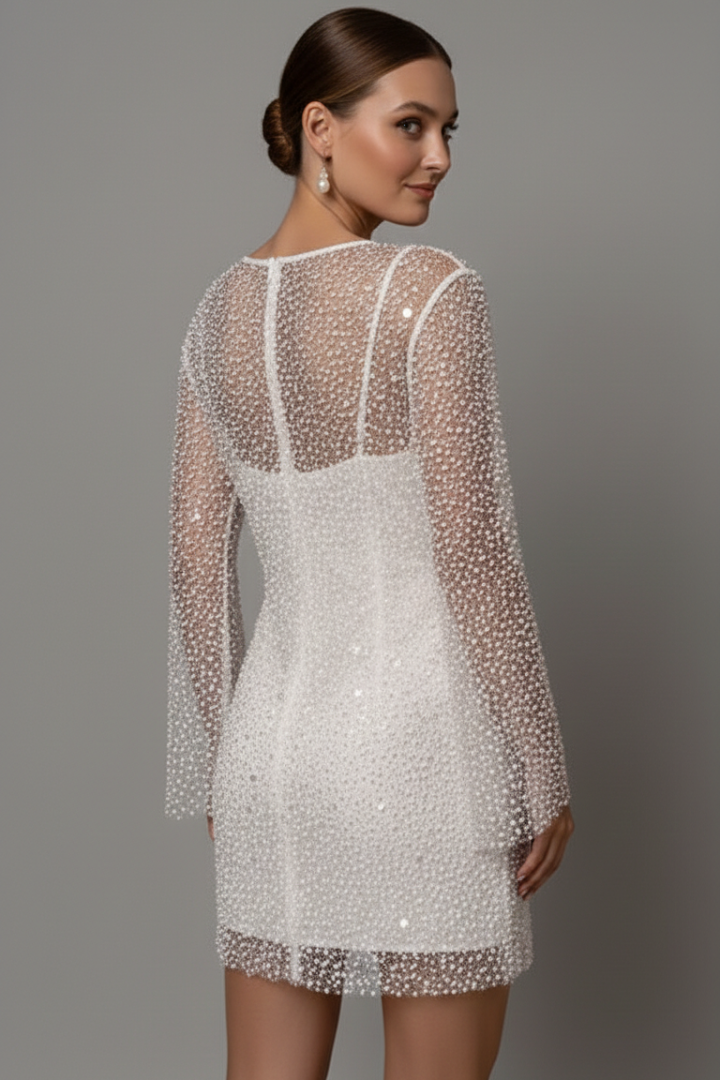 Women’s Sequin Long Sleeve Mini Dress