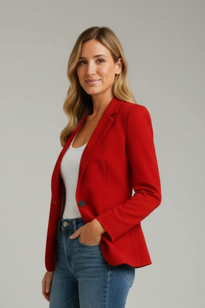 Women’s Single Button Tailored Blazer