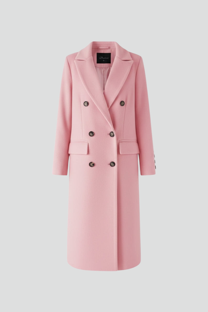 Women’s Double-Breasted Long Trench Coat