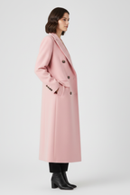 Women’s Double-Breasted Long Trench Coat
