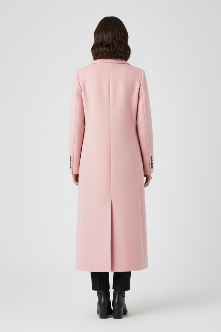 Women’s Double-Breasted Long Trench Coat