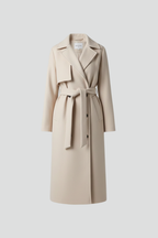 Women’s Belted Double-Breasted Trench Coat