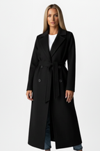 Women’s Belted Double-Breasted Trench Coat