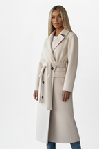 Women’s Belted Double-Breasted Trench Coat