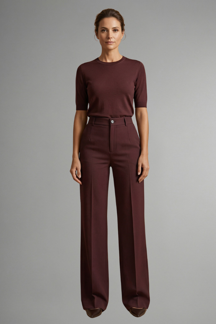 Women’s High Waist Wide Leg Dress Pants