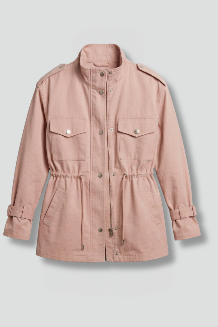 Women’s Army Jacket With Cinched Waist