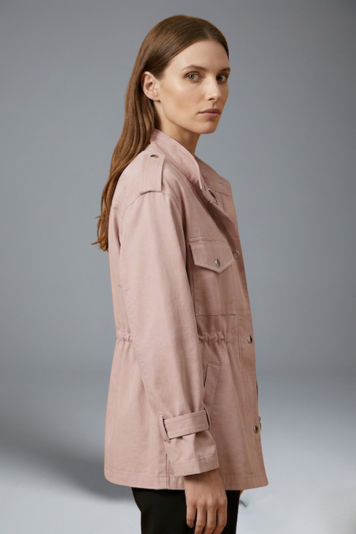Women’s Army Jacket With Cinched Waist