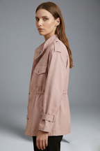 Women’s Army Jacket With Cinched Waist