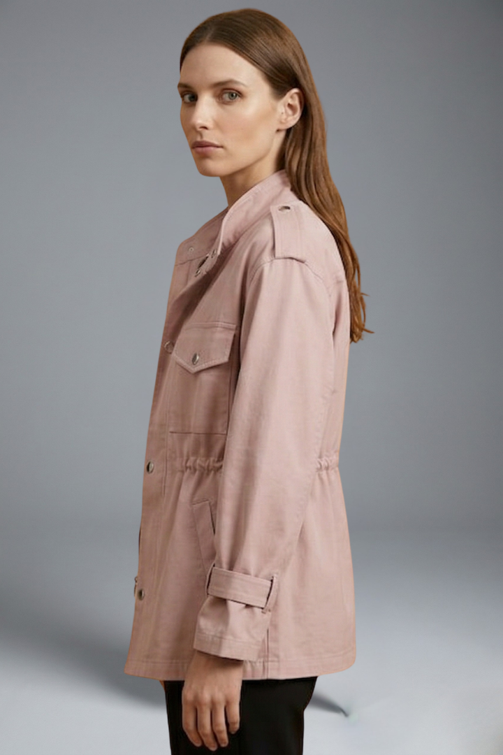 Women’s Army Jacket With Cinched Waist