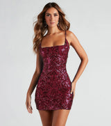 Women’s Homecoming Sequin Mini Dress