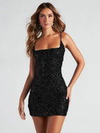 Women’s Homecoming Sequin Mini Dress