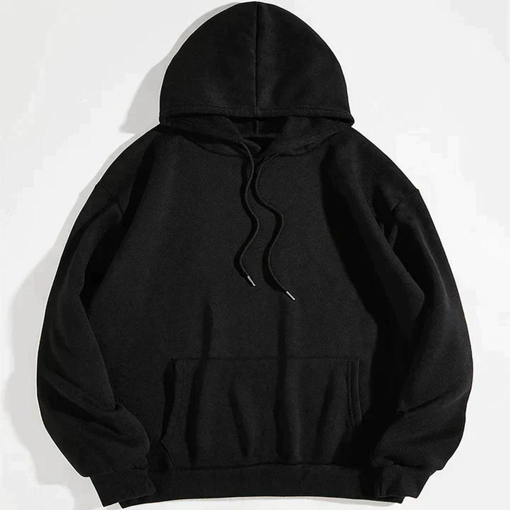 Women's Oversized Hoodie with Back Slogan Print