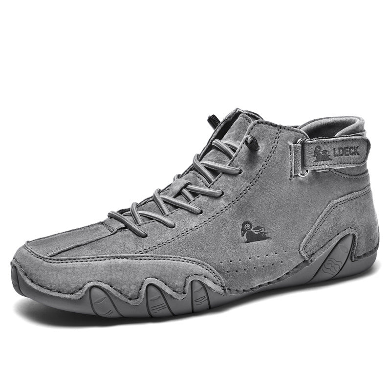 Women's Leather High Top Sneakers