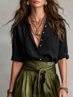 Women's Tie Waist Maxi Dress