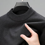 Men's Mock Neck Knit Sweater