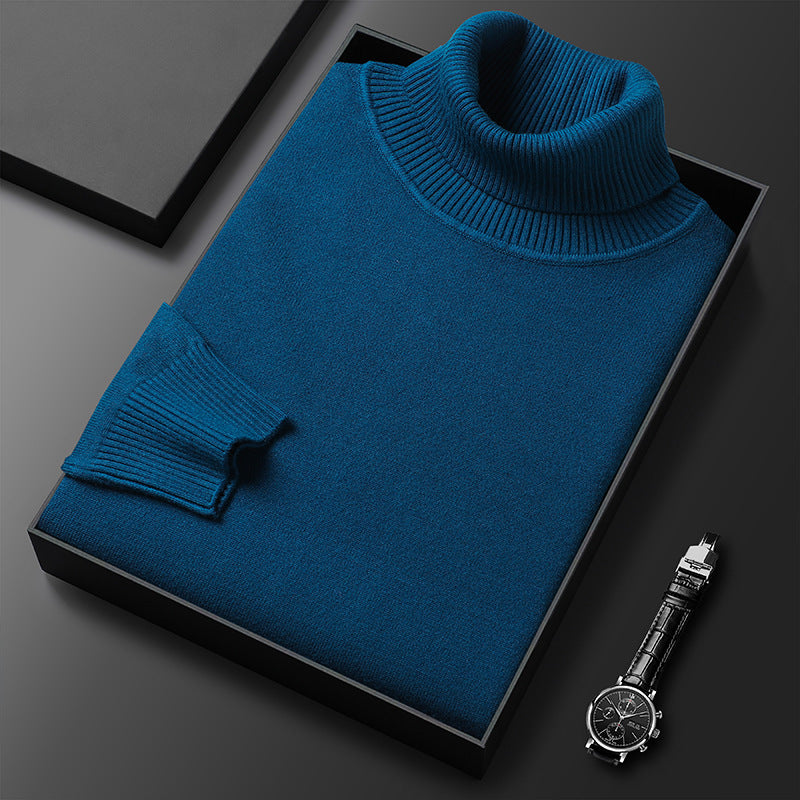 Men's Turtleneck Knit Sweater