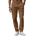 Men’s Straight Leg Drawstring Trousers