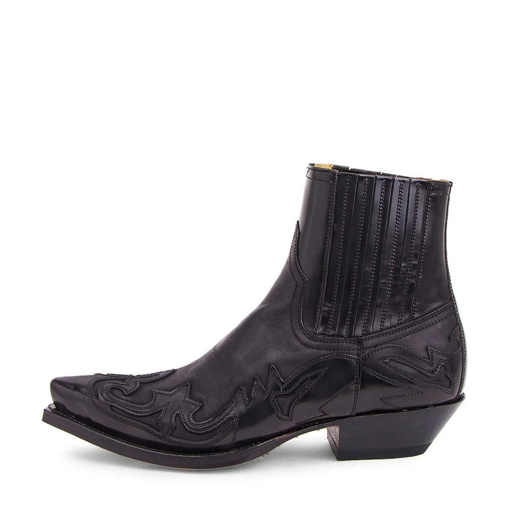Men’s Pointed-Toe Western Ankle Boots