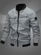 Men’s Lightweight Zip-Up Bomber Jacket