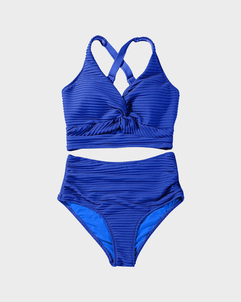 Women's Ribbed High Waist Bikini