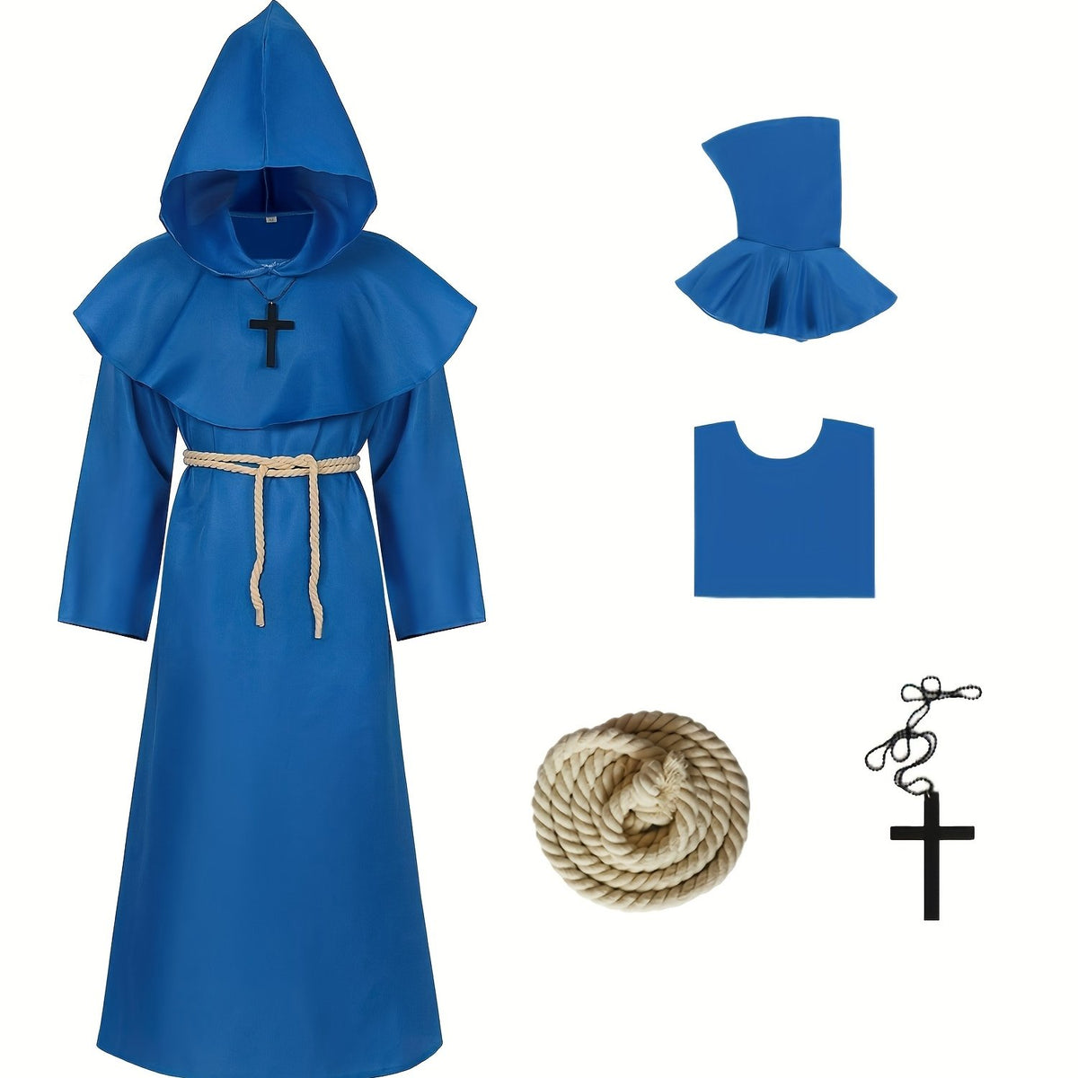 Men’s Halloween Hooded Monk Costume
