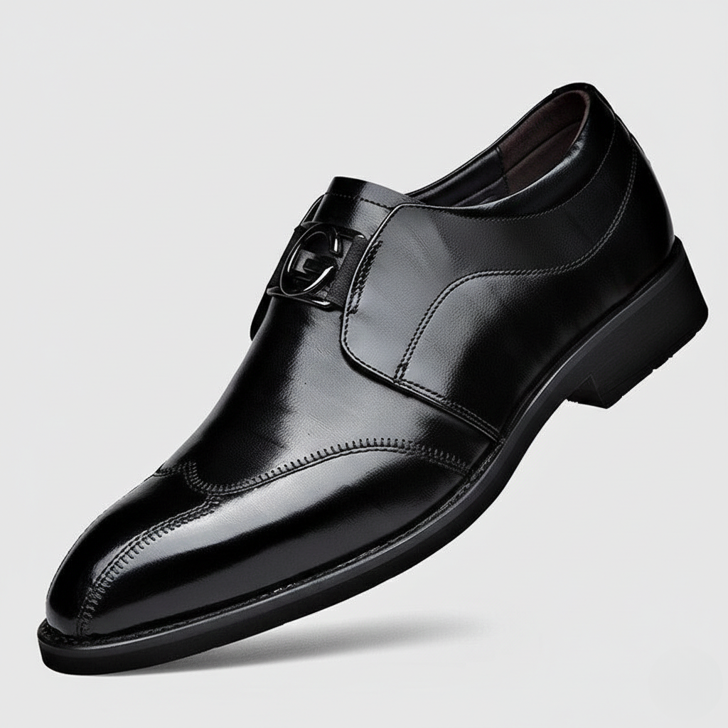 Men’s Buckle Monk Strap Dress Shoes