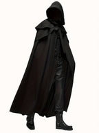 Men’s Halloween Hooded Dark Villain Cape