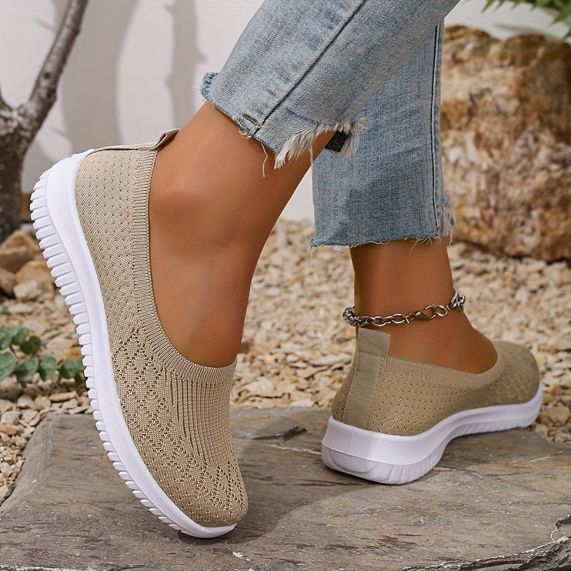 Women’s Knit Slip-On Walking Shoes