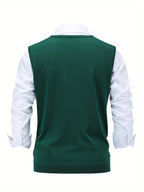 Men’s Stylish Argyle Sweater Vest