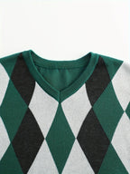 Men’s Stylish Argyle Sweater Vest