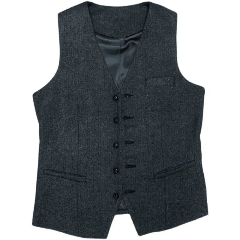 Men's Three-Piece Blazer Vest Trouser Suit