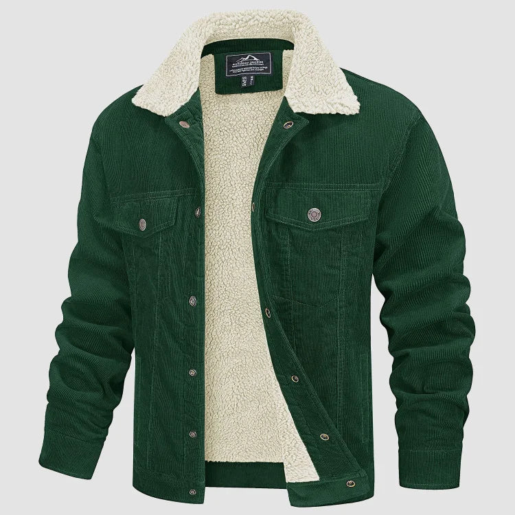 Men’s Textured Collar Short Jacket