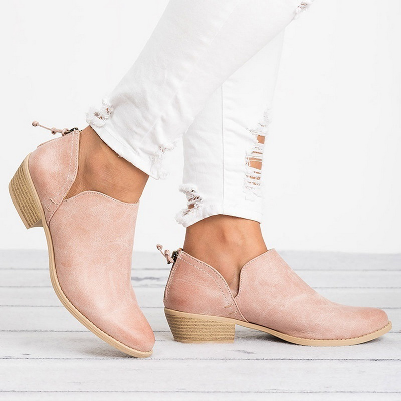 Women’s Low Heel Everyday Ankle Boots