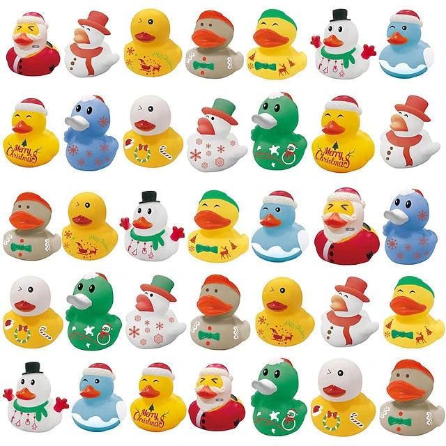 Christmas Rubber Duck Advent Calendar 24 Pieces