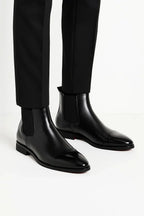 Men's Cap-Toe Dress Ankle Boots