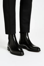 Men's Cap-Toe Dress Ankle Boots