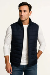 Men's Quilted Zip-Up Vest