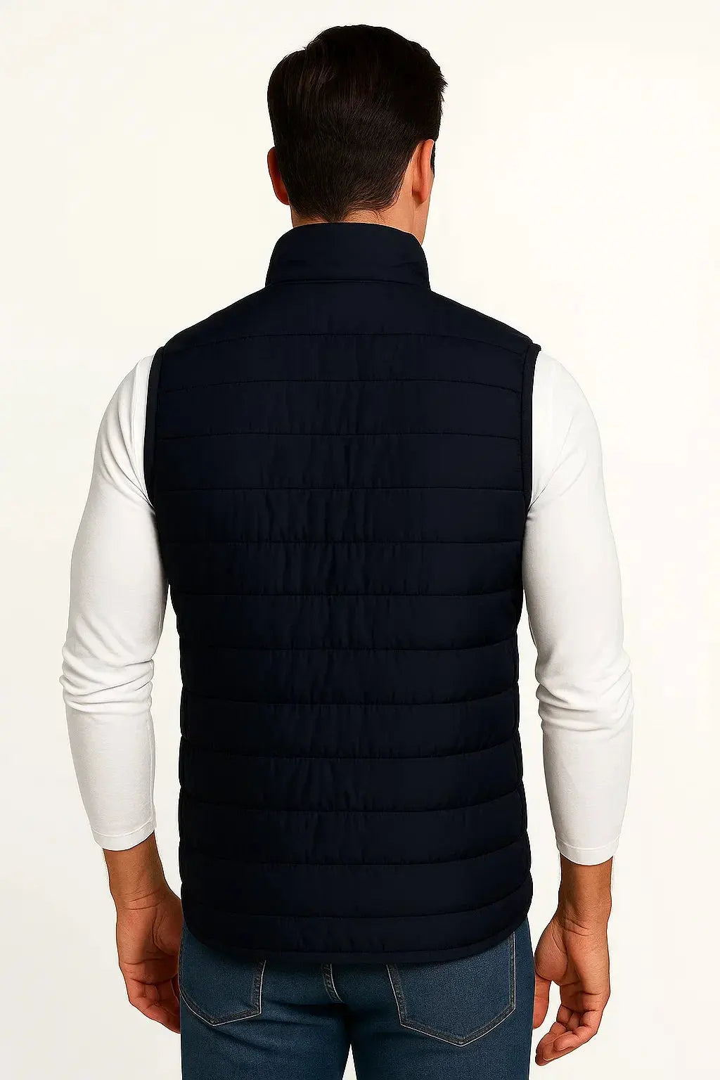 Men's Quilted Zip-Up Vest
