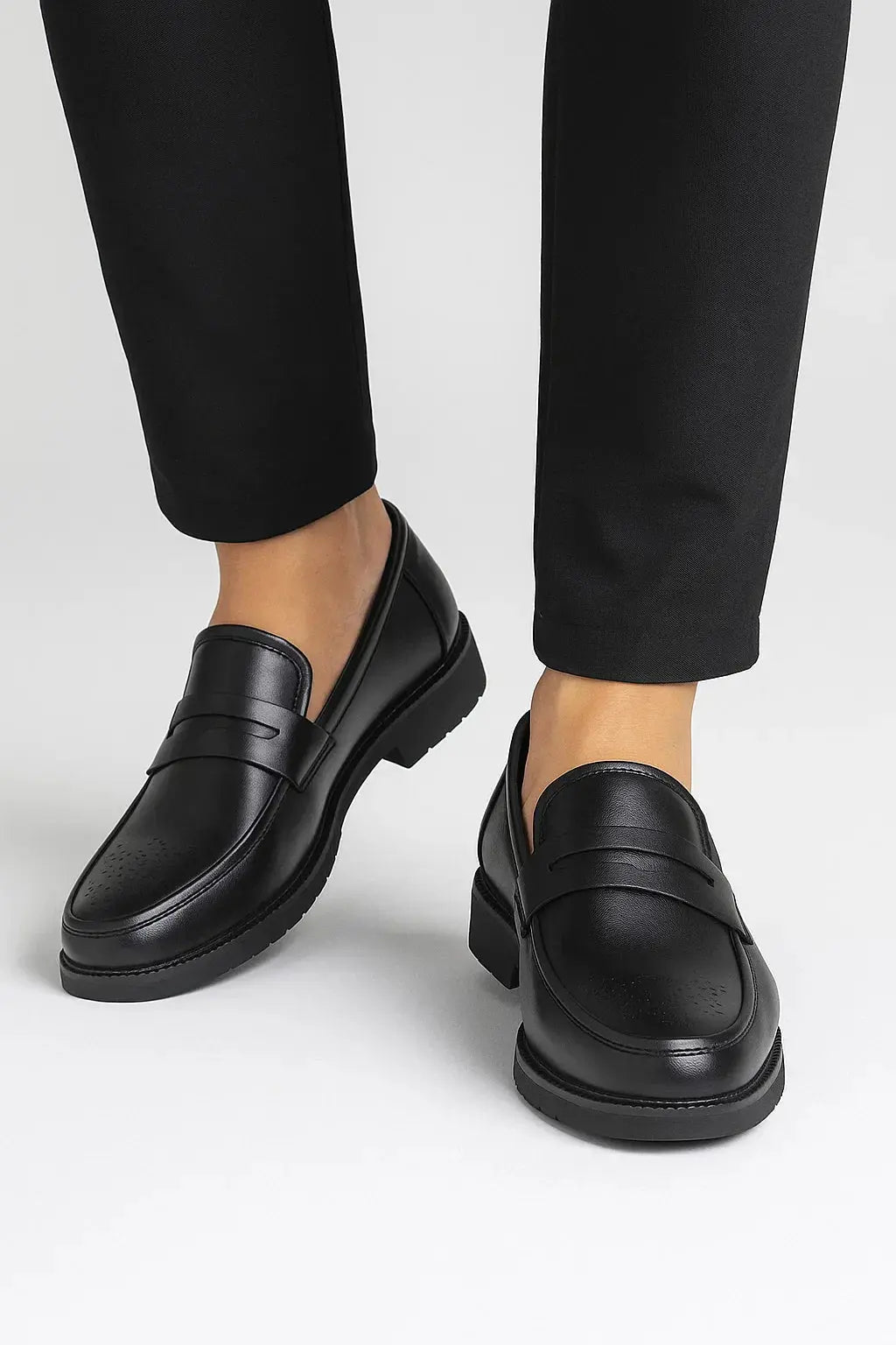 Men’s Thick Sole Penny Loafers