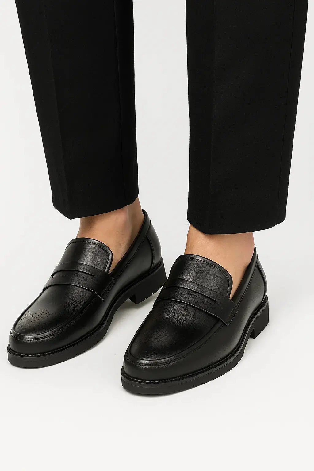 Men’s Thick Sole Penny Loafers