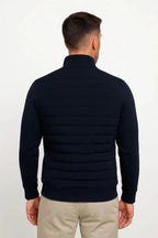 Men's Quilted Front Zip-Up Jacket