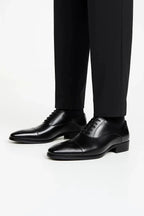Men's Cap-Toe Lace-Up Dress Shoes